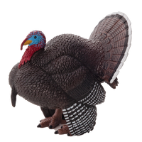 Male Turkey Toy Figure Farmyard Animal Model