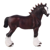 Shire Horse Toy Realistic Equestrian Figurine