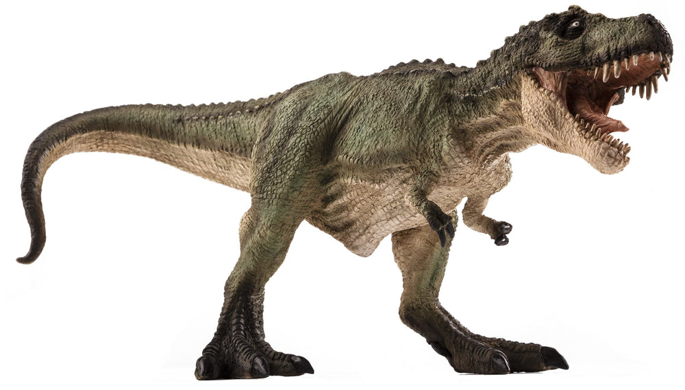 Green T-Rex Hunting Dinosaur Toy Realistic Prehistoric Figure