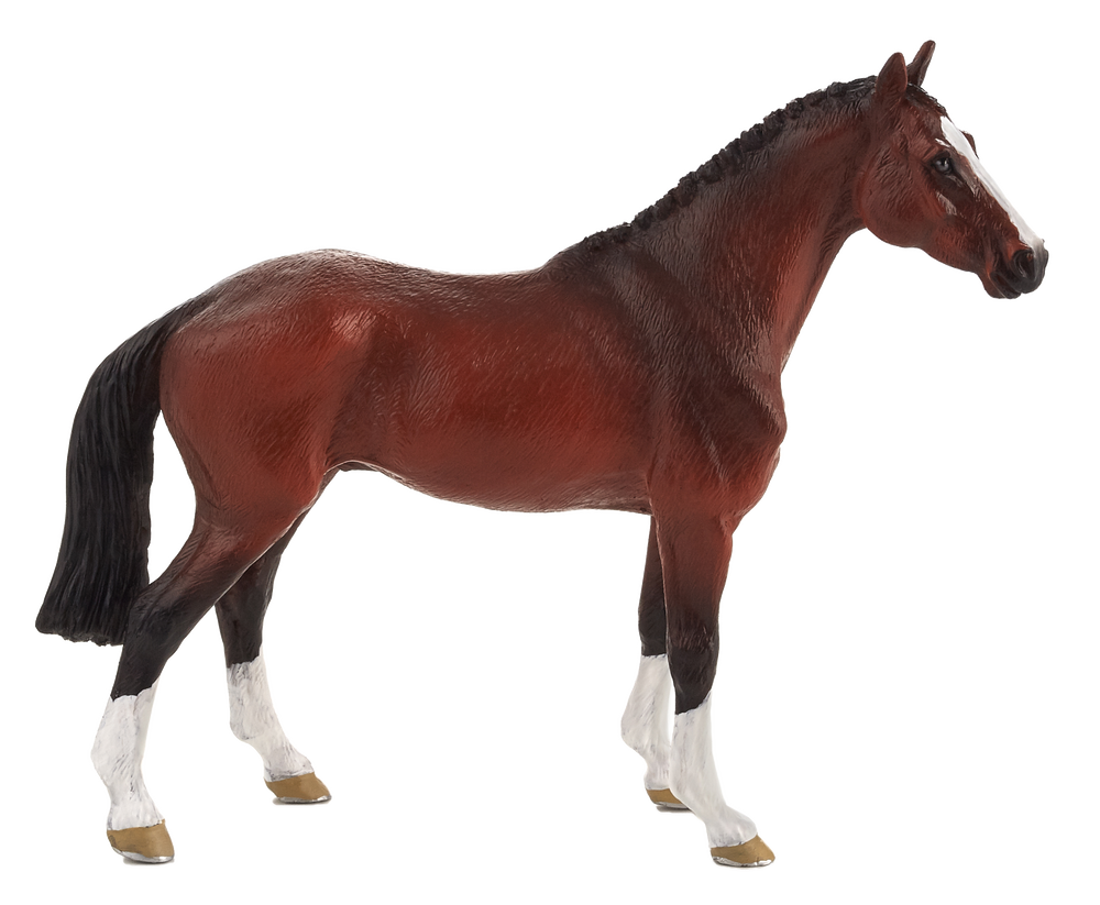 Dutch Warmblood Horse Toy Realistic Equestrian Figurine