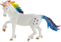 
              Rainbow Unicorn Toy Fantasy Mythical Horse Figurine
            