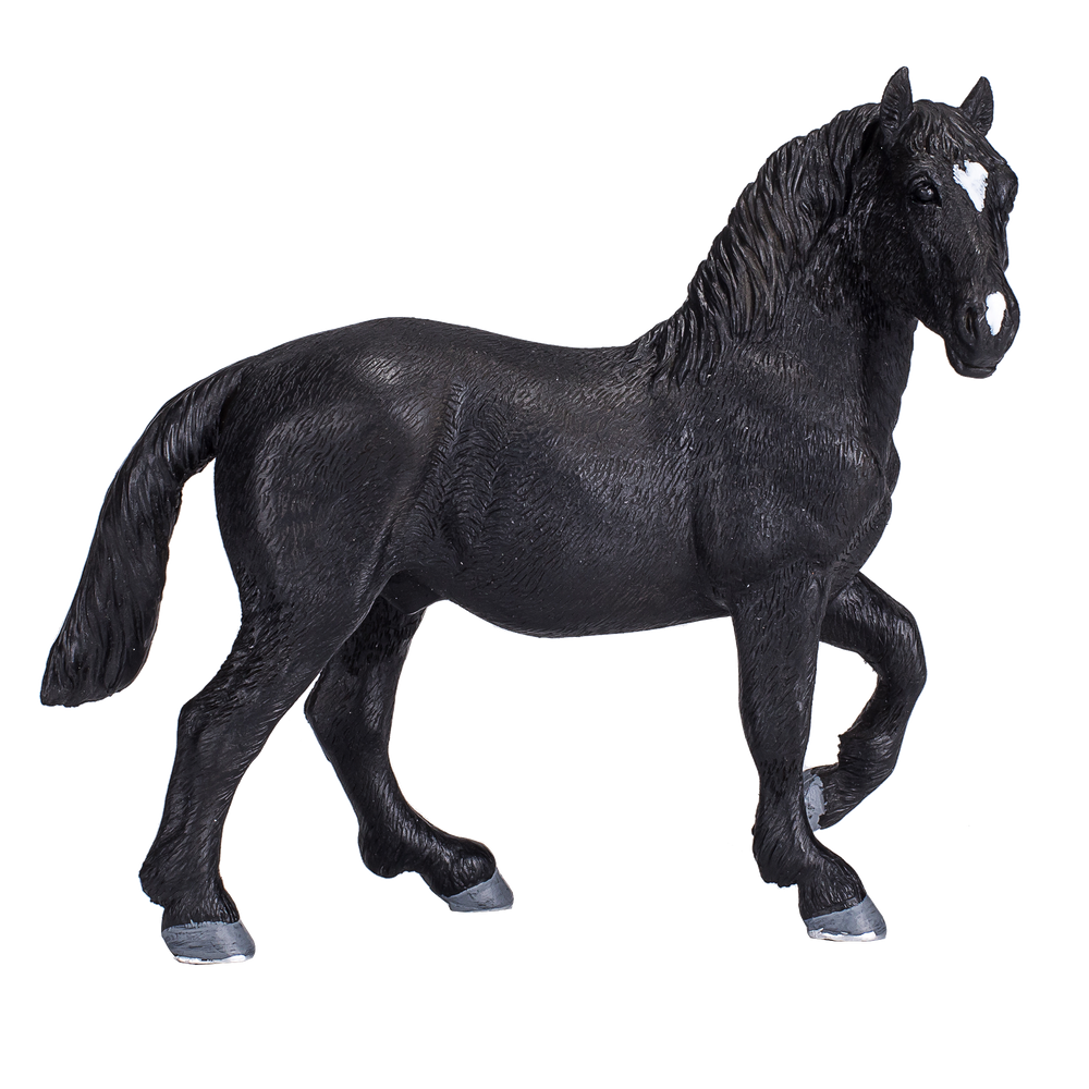 Percheron Horse Toy Realistic Equestrian Model