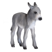 
              Donkey Foal Toy Realistic Farm Animal Figurine
            