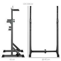
              SPORTNOW Heavy Duty Squat Rack, Adjustable Weight Barbell Stand, for Home, Gym
            
