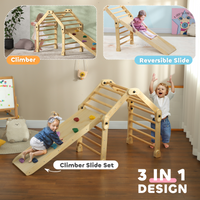 
              AIYAPLAY 3 in 1 Kids Climbing Set, Foldable Toddler Climbing Toys with Ramp
            