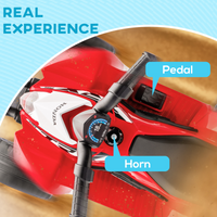 AIYAPLAY Honda Licensed Kids Electric Quad Bike 6V ATV 1.5-3 Years Red