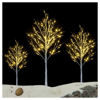 5FT Snowflake Christmas Tree with 72 LED Lamp