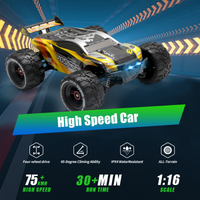 
              High Speed 50+kmh RC Car, RC Monster Truck, Racing Hobby Car, 4WD All Terrain Off-Road Remote Control Car, 2.4Ghz RC Crawler, 2 Battery, Kids Adults Gifts
            