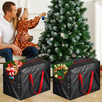 
              VINSANI 3pc BLACK XMAS STORAGE BAGS 1010450
            