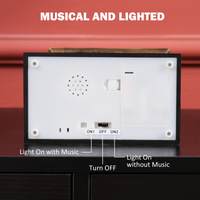 HOMCOM Christmas Snow Globe Lantern with Lights for Holiday, Bronze Tone