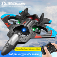 
              4DRC V32 RC Plane, Foam Remote Control Airplane with Light, 2 Batteries,  6-axis Gyro Stabilize Systems RC Fighter Jet Plane Toys
            