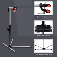 
              Bicycle Repair Work Stand Maintenance Display Rack Tool Adjustable HOMCOM
            