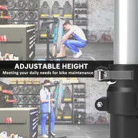 
              HOMCOM Bike Repair Stand, Max Load 40kg, Foldable, Height Adjustable
            