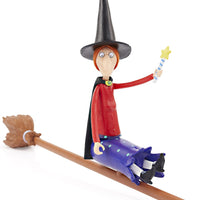 WOW STUFF Room Witch & Broom Articulated Collectable Action Figure Official Toy