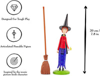 
              WOW STUFF Room Witch & Broom Articulated Collectable Action Figure Official Toy
            