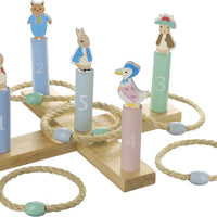 Peter Rabbit Toys Official Licensed Wooden Hoopla Game