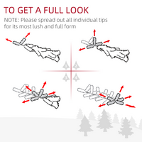 1.8m 6ft Artificial Pine Pencil Slim Christmas Tree with 390 Branch Tips White