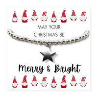 Merry & Bright Christmas Hamper Star Bracelet & Jewellery Box
