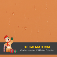 
              Outsunny 8FT Christmas Blow Up Gingerbread Man with Candy Cane for Party
            