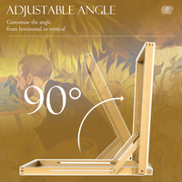 
              Vinsetto Desktop Table Easel Adjustable Table Top Easel for Adults Beginners
            