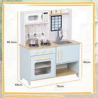 
              AIYAPLAY Play Kitchen, Kids Kitchen Playset with Light & Sound Stove
            