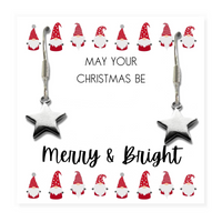 Merry & Bright Christmas Hamper Star Earrings & Jewellery Box