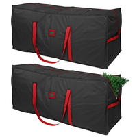 VINSANI BLACK DELUXE XMAS TREE STORAGE BAG 1010454