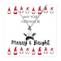 Merry & Bright Christmas Hamper Star Necklace & Jewellery Box