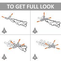 
              1.5m 5ft Artificial Pine Pencil Slim Christmas Tree 294 Branch Tips with Stand
            