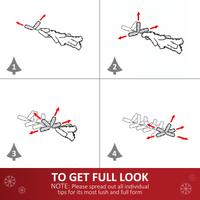 
              55CM Pre-lit Christmas Wreath 50 Warm White LED Ideal Xmas Artificial Door Deco
            