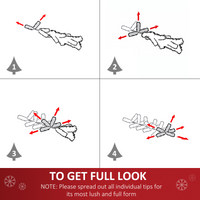 
              4FT Prelit Artificial Christmas Tree Fibre Star Xmas LED Light Indoor Green
            