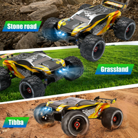 
              High Speed 50+kmh RC Car, RC Monster Truck, Racing Hobby Car, 4WD All Terrain Off-Road Remote Control Car, 2.4Ghz RC Crawler, 2 Battery, Kids Adults Gifts
            