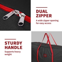 VINSANI BLACK XMAS TREE STORAGE BAG 1010451