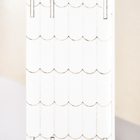 24-Drawer Christmas Advent Calendar Wooden Light-Up Countdown White