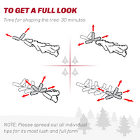 
              HOMCOM 1.8m Prelit Artificial Christmas Tree w/ Lights for Party Decoration
            