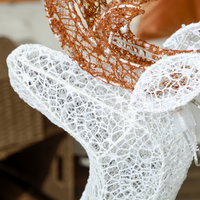 
              Outsunny Light Up Reindeer & Sleigh Christmas Decoration w/ 170 LED Lights
            