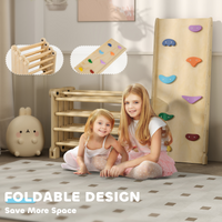 AIYAPLAY 3 in 1 Kids Climbing Set, Foldable Toddler Climbing Toys with Ramp