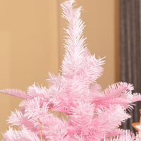 6FT Artificial Christmas Tree Holiday Xmas Automatic Open for Home Party Pink