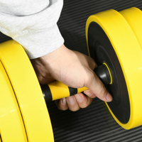 
              25KG Barbell & Dumbbell Set Fitness Exercise Home Gym Plate Bar HOMCOM
            