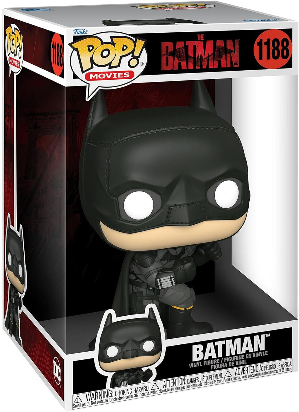 Funko POP JUMBO DC the Batman BATMAN Collectable Vinyl Figure