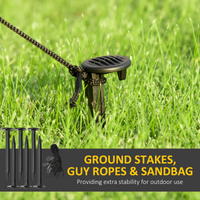 
              Outsunny 10ft Inflatable Snowman w/ Black Hat, Green Scarf for Garden Yard
            