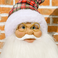 HOMCOM 133cm Animated Santa Claus w/ Sound Activated Festive Music for Party