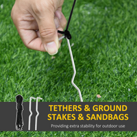 
              Inflatable Blow up Christmas Santa Claus 4ft LED Yard Holiday Decoration
            