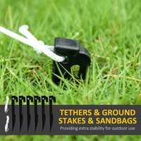 
              Outsunny 8FT Christmas Blow Up Gingerbread Man with Candy Cane for Party
            