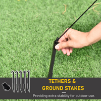 6ft Tall Outdoor Inflatable Bear Airblown Projection Holiday Christmas Lawn