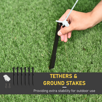 
              5ft Outdoor Christmas Inflatable with LED Ligh Polar Bear Three Penguins Garden
            