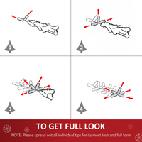 
              1.8m 6ft Pre-Lit Artificial Christmas Tree 200 LED  Tree Decorative Balls Stand
            