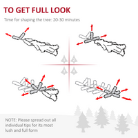 
              4FT Multicoloured Artificial Christmas Tree Fibre Optic Lights Star Holder
            