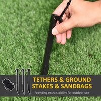 
              8ft Inflatable Christmas Santa Claus Xmas Deco with LED Air Blown Yard Outdoor
            