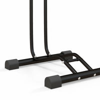 
              SPORTNOW Vertical & Horizontal Bike Rack Fits 6"-28" and 700c Bikes, Black
            